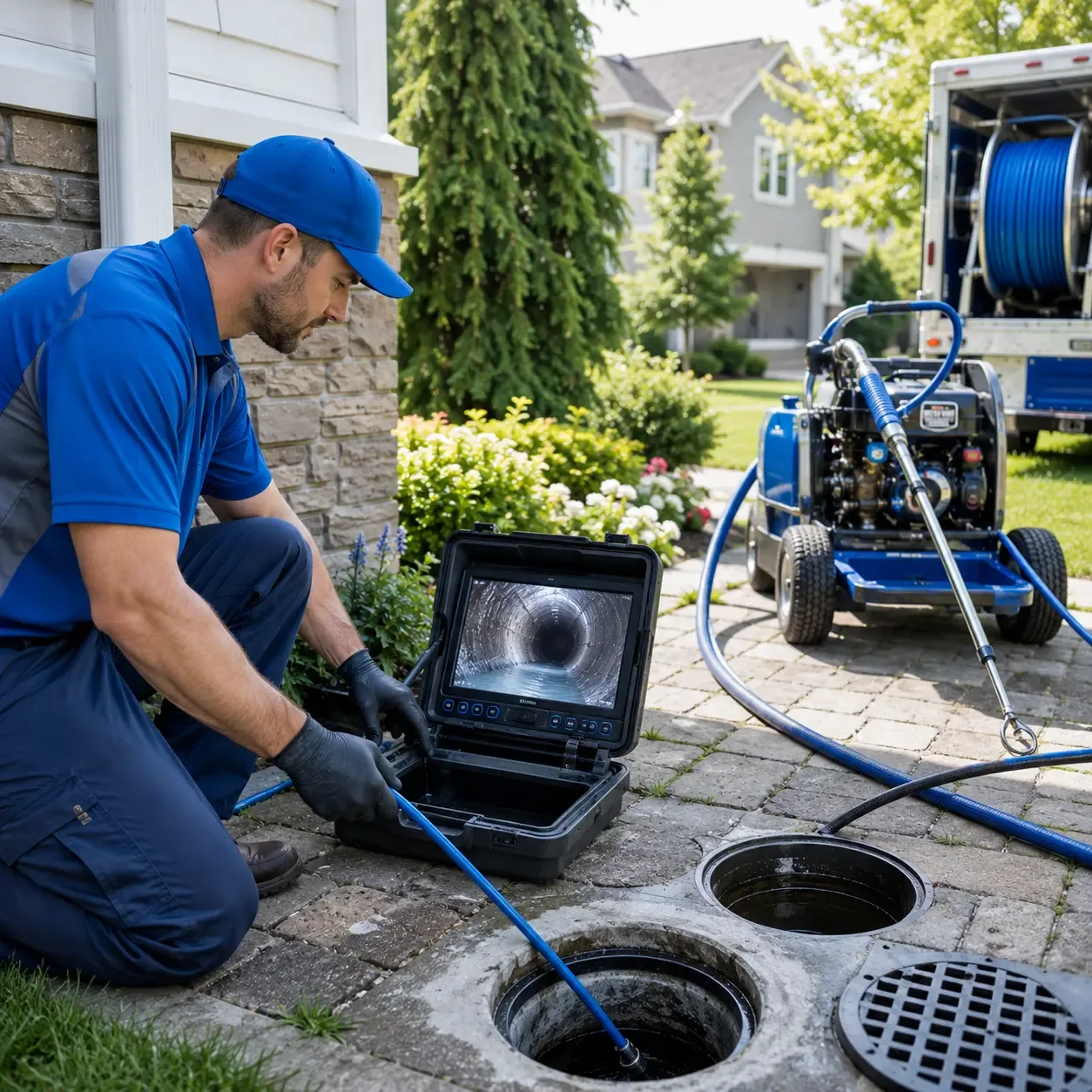 Outdoor drain cleaning professionals serving Posen, MI