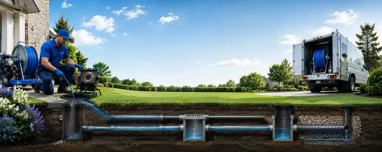 Outdoor drain cleaning information for Posen, MI